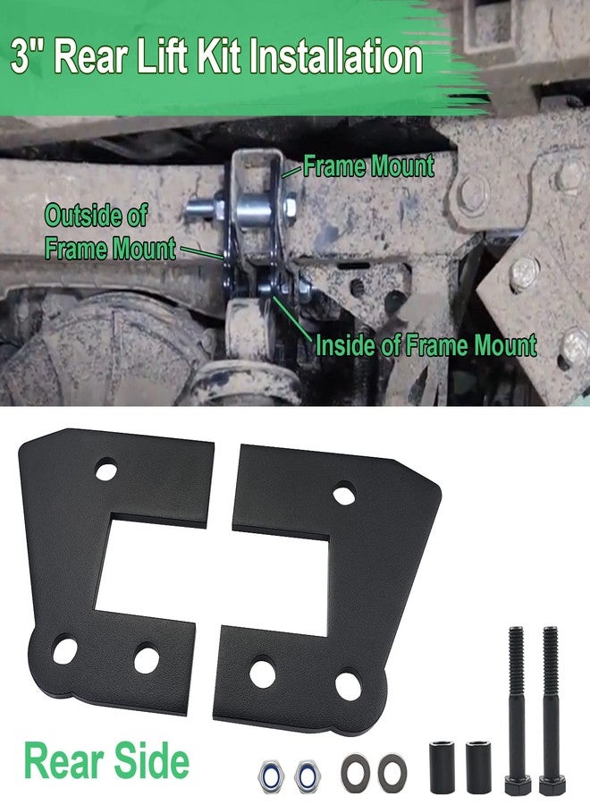 StarknightMT UTV Ranger Lift Kit, 3" Ranger Front & Rear Bracket Lift Kit Compatible with Polaris Ranger 570 Fullsize/XP 570/XP 900/ XP 1000/1000 Diesel 2013-2022 - Image 5