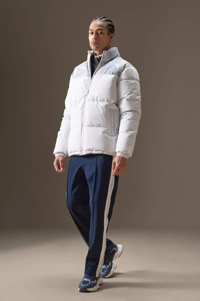 ديفاكتو Defactofit Oversize Fit Zippered Waterproof Puffer Jacket