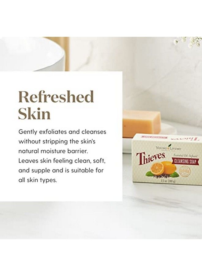 Young Living Thieves Cleansing Soap Thieves Essential Oil Blend And Natural Botanicals 35 Oz - Image 5