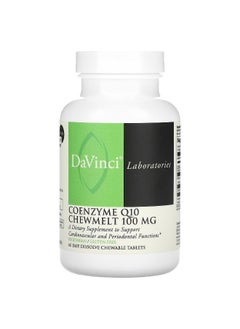 DaVinci Laboratories, Coenzyme Q10 Chewmelt, 100 mg, 60 Easy Dissolve Chewable Tablets