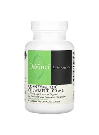 DaVinci Laboratories, Coenzyme Q10 Chewmelt, 100 mg, 60 Easy Dissolve Chewable Tablets - pzsku/Z51B227217E431550CAFCZ/45/_/1745236940/063ca7e0-49cb-41f1-8e53-0ef7ac219a49