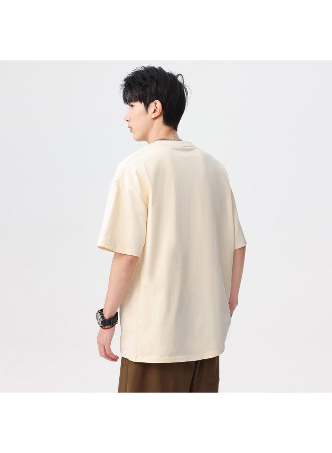 Baleno american Trendy Square Print Summer Loose Breathable T-shirt Comfortable Versatile Undershirt - Image 4