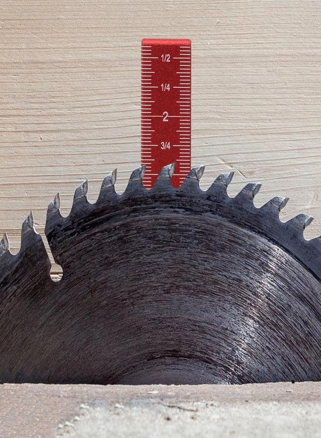 KETIPED Aluminum 45/90 Degree Layout Thickened Triangle Ruler,Imperial and Metric Scales Isosceles Right Triangular high-Precision Measuring Ruler,Square Measuring Tool for Woodworking,MG-045R - Image 5