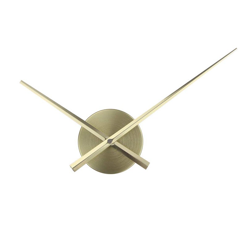 Timelike 3D Clock Hands DIY Large Clock Hands Needles Wall Clocks 3D Home Art Decor Quartz Clock Mechanism Accessories Gold - Image 1