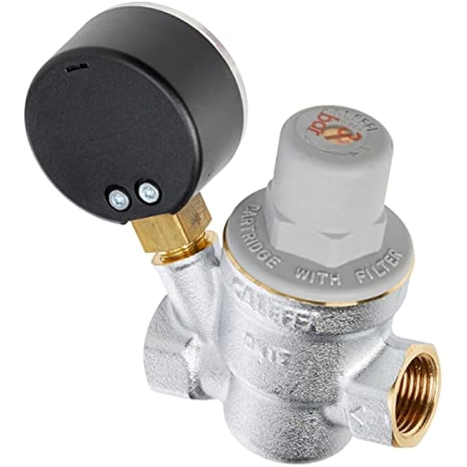 533241 1/2'' TILTED REDUCER, PRESSURE GAUGE, CHROME - Image 2