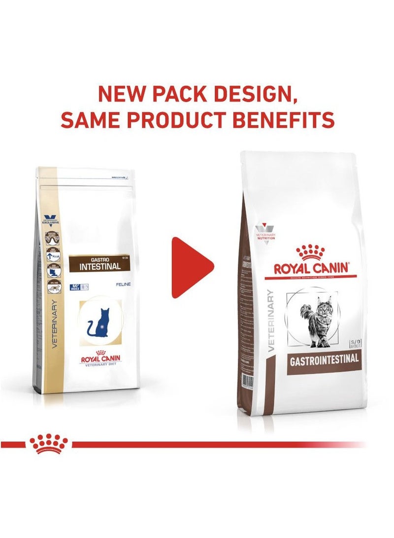 Royal Canin Gastrointestinal Dry Cat Food – Complete Diet for Digestive Health, Diarrhea, IBD, and Post-Surgery Recovery 400Gm