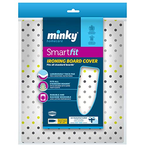 minky غطاء وطاولة كي مينيكي هومكير سمارت فيت مع دعم من الفلّين السميك لكي أكثر سلاسة - 49 × 17 بوصة - Image 5