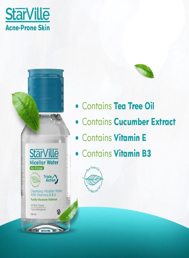 starville Cleansing Micellar Water Triple Action 100 ml - Image 3