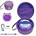 YouKnow Travel Case and Silicone Cover Compatible with Punirunes Interactive Toy Digital Pet with Full Coverage PET Clear Film Silicone and Carrying Case Purple - Image 2