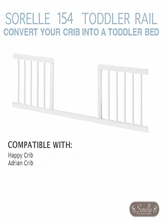 Sorelle Orelle Furniture Toddler Rails, Sorelle Wood Bed Rail & Crib Conversion Kit, Converts Sorelle Furniture Happy and Adrian Crib to Toddler Bed, #154 - Image 4