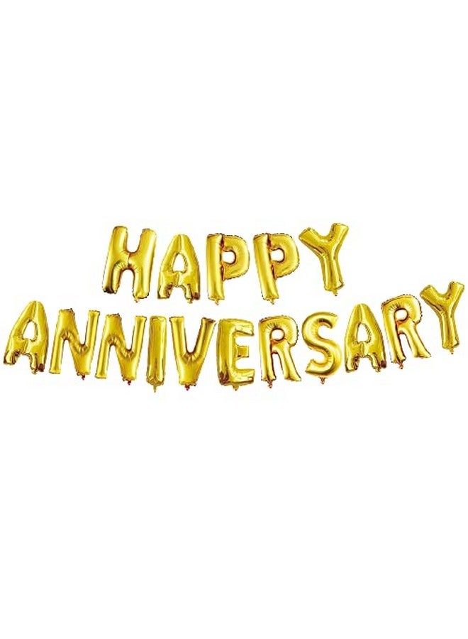 هونج كونج بالونز بالونات هونج كونج، قطعة ديكور لذكرى الزواج السعيدة، بالون من رقائق معدنية مع أضواء - عبوة من 32 قطعة، مجموعة ديكور لذكرى الزواج باللونين الأحمر والذهبي - Image 3