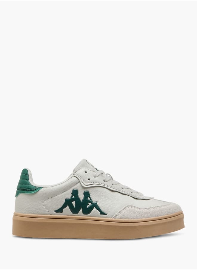 Kappa Women's Logo Embossed Sports Shoes with Lace-Up Closure  - Image 3