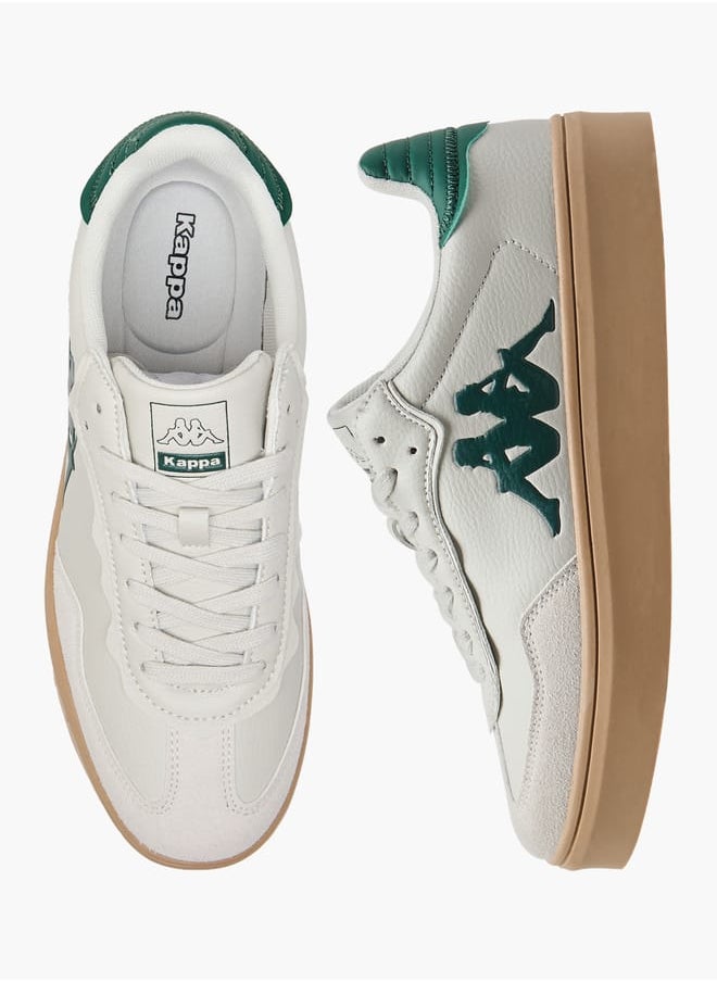 Kappa Women's Logo Embossed Sports Shoes with Lace-Up Closure  - Image 1
