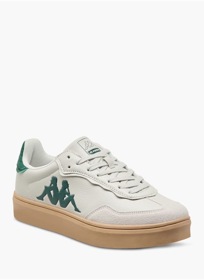 Kappa Women's Logo Embossed Sports Shoes with Lace-Up Closure  - Image 2