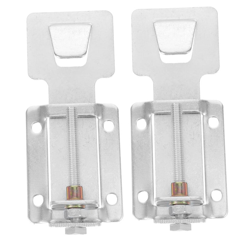 2Pcs Adjustable Range Hood Mounting Bracket Steel Hooks Easy Clean Kitchen Installation - Image 2