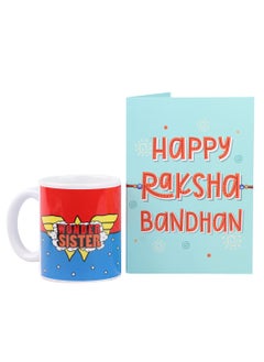 Oye Happy Oye Happy - Best Combos & Hampers (Mugs, Rakhis & Cards) - Best Gifts for Brother/Bhai/Sister/Behen on Rakshabandhan (Combo 4)  - Image 1