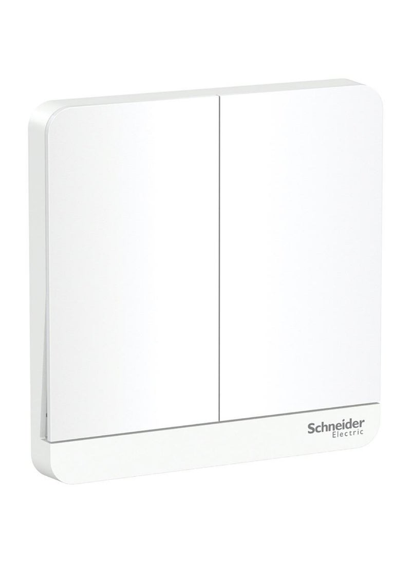 Schneider Electric Avataron 2 Gang 2 Way Switch 8 6 X 8 6 X 3 42 Cm 250 Vac 