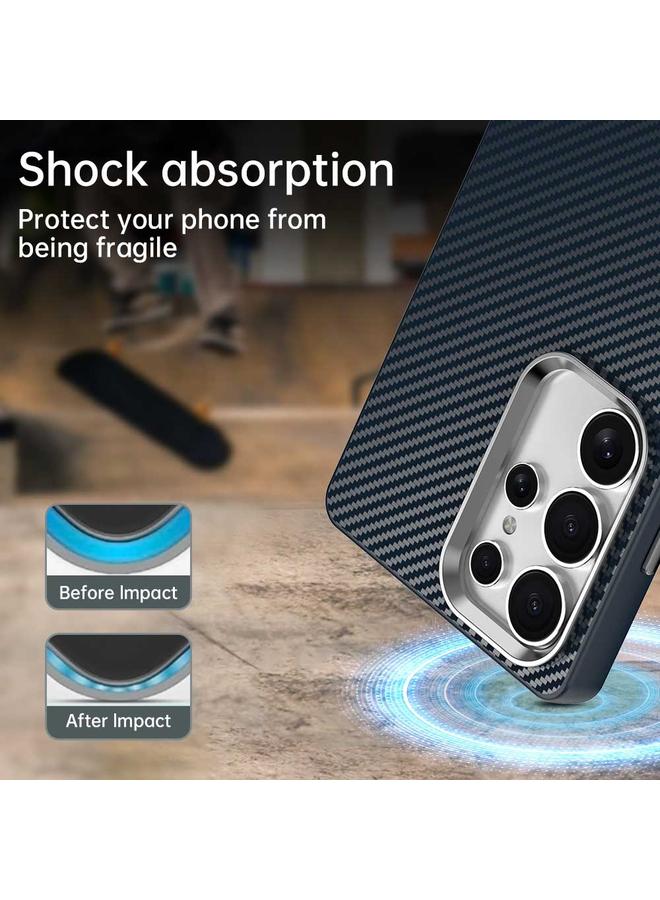 اس-توب جراب لهاتف Samsung Galaxy S25 Ultra 5G من ألياف الكربون IMD - Image 3