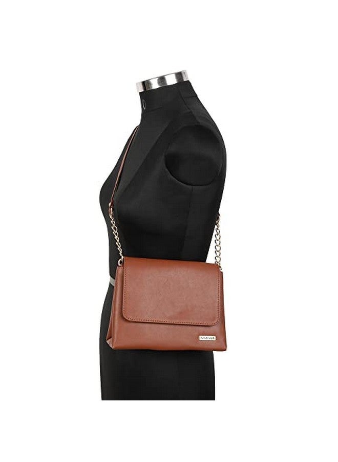 Fastrack Tan Sling Bag For Women - Image 5