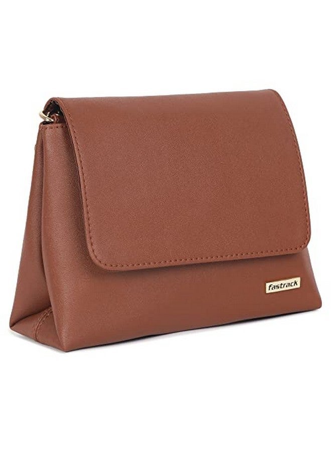 Fastrack Tan Sling Bag For Women - Image 3