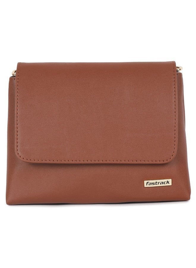 Fastrack Tan Sling Bag For Women - Image 1