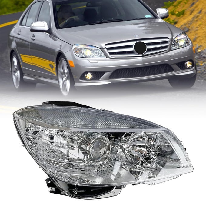 Headlight Compatible For Mercedes Benz W204 C Class C300 C230 C350 2008 2009 2010 2011 Headlamp Right Side