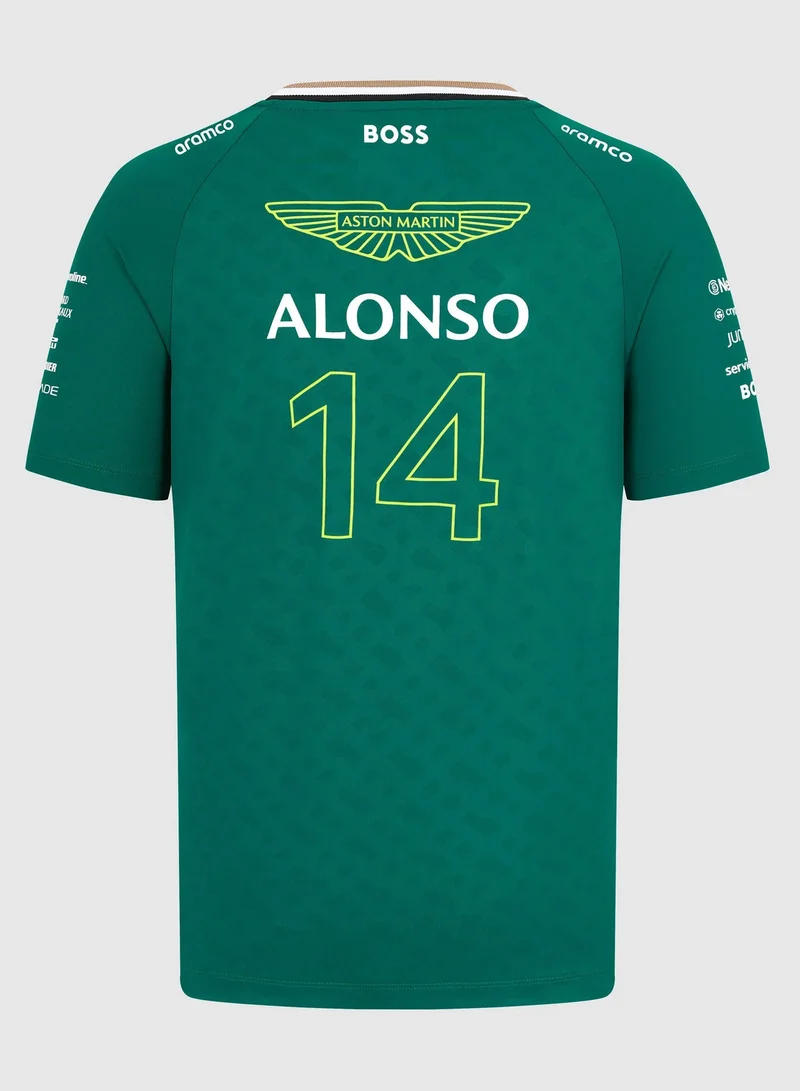 Aston Martin  Aston Martin F1 KIDS ALONSO TEAM T-shirt  | Best Price UAE