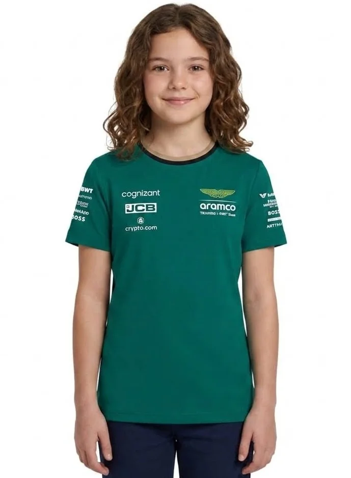 Aston Martin  Aston Martin F1 KIDS ALONSO TEAM T-shirt  | Best Price UAE