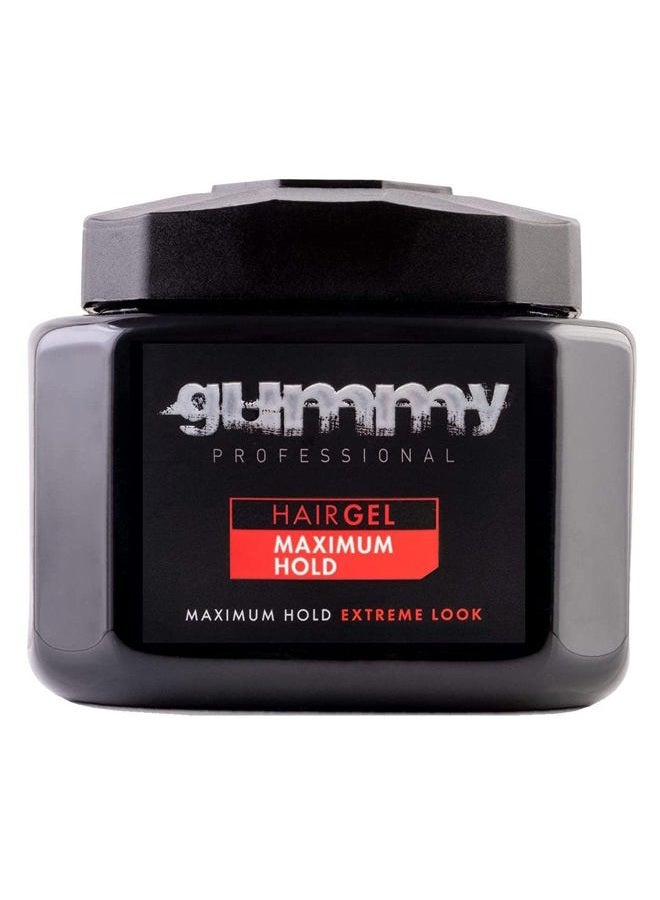 Gummy Hair Gel Maximum Hold Extreme Look 23.5 Ounce (700ml) (2 Pack) - Image 1