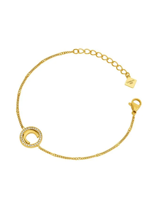 شيروتي 1881 Lavinia Gold Plated Stainless Steel Chain Bracelet for Women