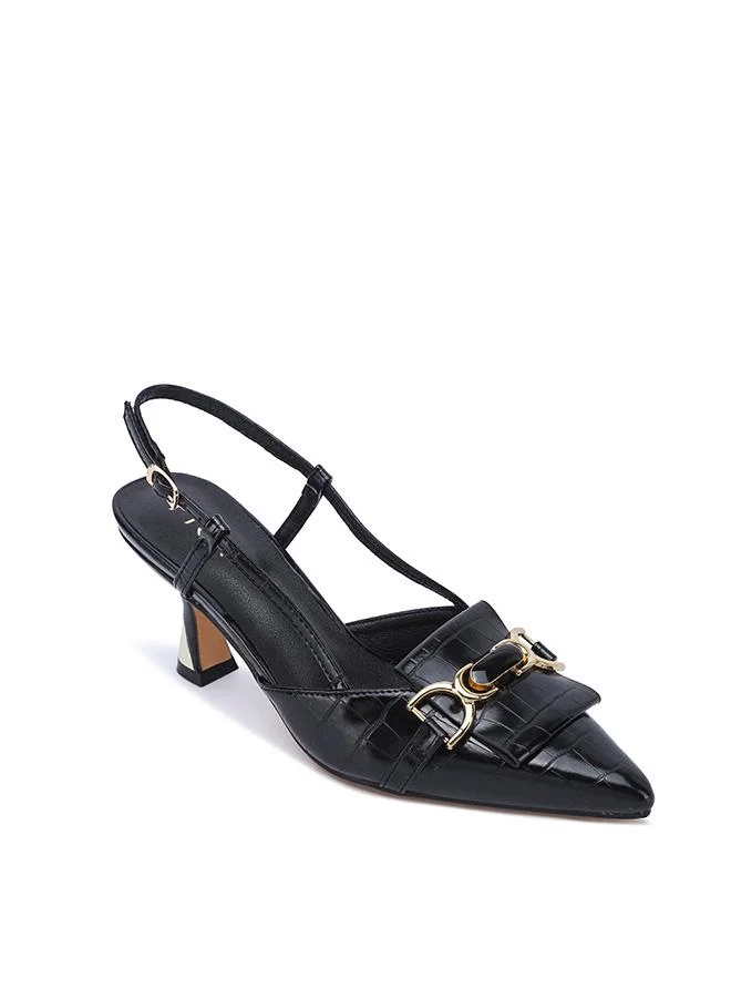 فايور The Luxe Croc-Effect Tapered Pump CD 017