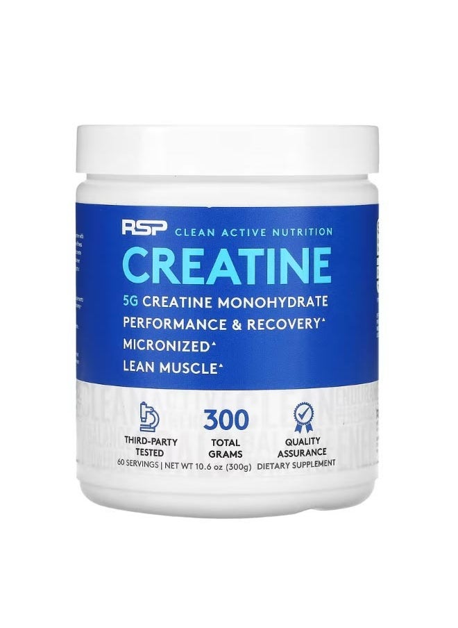 RSP Nutrition - Creatine Monohydrate Powder 10.6 oz 300 g - Image 1