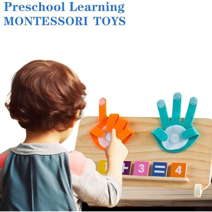 MONTESSORI TOYS FOR 3 4 5 YEAR OLD KIDS, EDUCATIONAL MATH MANIPULATIVES NUMBER COUNTING BLOCKS, PRESCHOOL CLASSROOM LEARNING RESOURCES, BIRTHDAY CHRISTMAS GIFT FOR BOYS GIRLS - Image 3