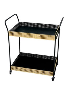 Living Modern Vintage Home Hotel Industrial Style Metal trolley Metal  Rack Serving Cart With Wheels  78*43*60cm.  - Image 4