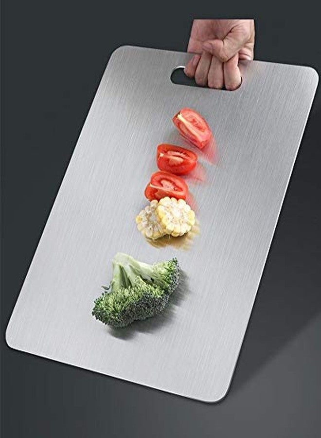 PIKIFY Stainless Steel Food-Grade Chopping Cutting Slicing Mincing Serving Cut Board - Image 2