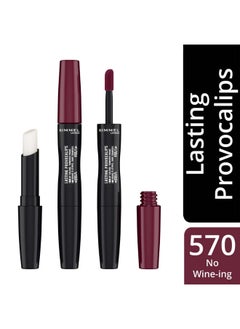 RIMMEL LONDON أحمر شفاه سائل لاستينج بروفوكاليبس 570 No Wine-Ing  - Image 2