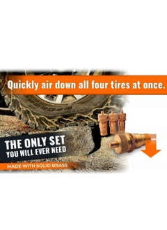 Oasisgalore Tire Deflator, 6-30 PSI Tire Deflator Kit Air Down Tire Deflators for Jeep, Car, Truck, Motorcycle and ATV Tires  - Image 4