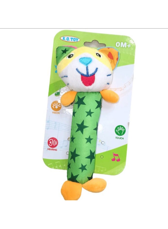 Soft baby rattle for baby - makes sounds to distract baby - soft material