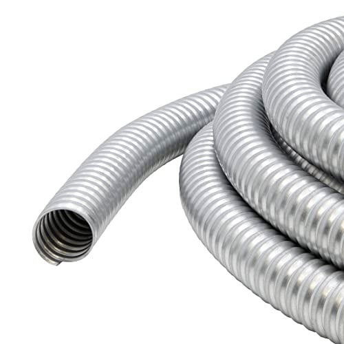 Maxxima 3/4 in. x 25 ft. Galvanized Steel Flexible Electrical Conduit - Greenfield Electrical 25 ft. Roll, Corrosion Resistant, Smooth Interior for Wire Pulling, Durable and Flexible, UL Listed - Image 3