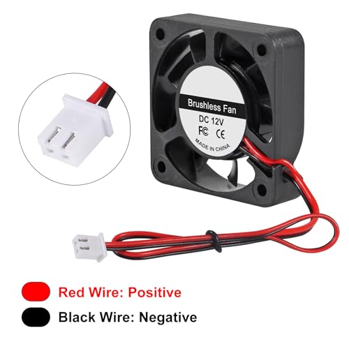 SHUTAO 2Pcs 12V 60mm 6025 0.25A Dual Ball Bearing Brushless Cooling Fan 60X60X25mm 2Pin for 3D Printer, Heatsink, PC Computer Case Industry - Image 3