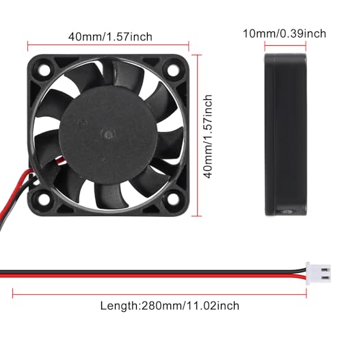 SHUTAO 2Pcs 12V 60mm 6025 0.25A Dual Ball Bearing Brushless Cooling Fan 60X60X25mm 2Pin for 3D Printer, Heatsink, PC Computer Case Industry - Image 5