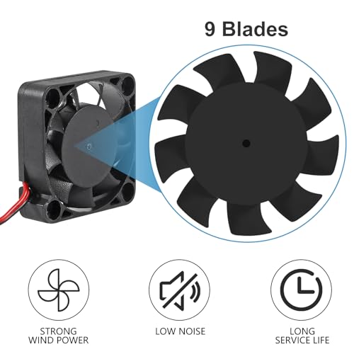 SHUTAO 2Pcs 12V 60mm 6025 0.25A Dual Ball Bearing Brushless Cooling Fan 60X60X25mm 2Pin for 3D Printer, Heatsink, PC Computer Case Industry - Image 4