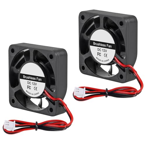 SHUTAO 2Pcs 12V 60mm 6025 0.25A Dual Ball Bearing Brushless Cooling Fan 60X60X25mm 2Pin for 3D Printer, Heatsink, PC Computer Case Industry - Image 1