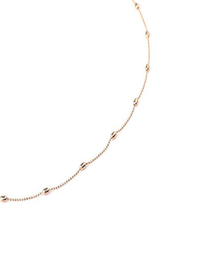 Fabme Women's Gold Waist Chain- Stylish Saree Gold Plated Belly Chain Pearl Layered Body Hip Chain for the Waist Ladies Sexy Bikini Jewelry (26-42 In) - Image 4