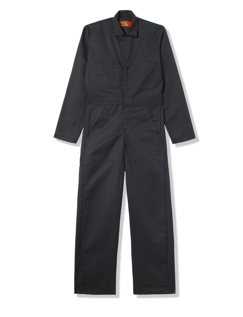 Red Kap Men's Tall Size Twill Action Back Coverall, Black, 48 Long - Image 4