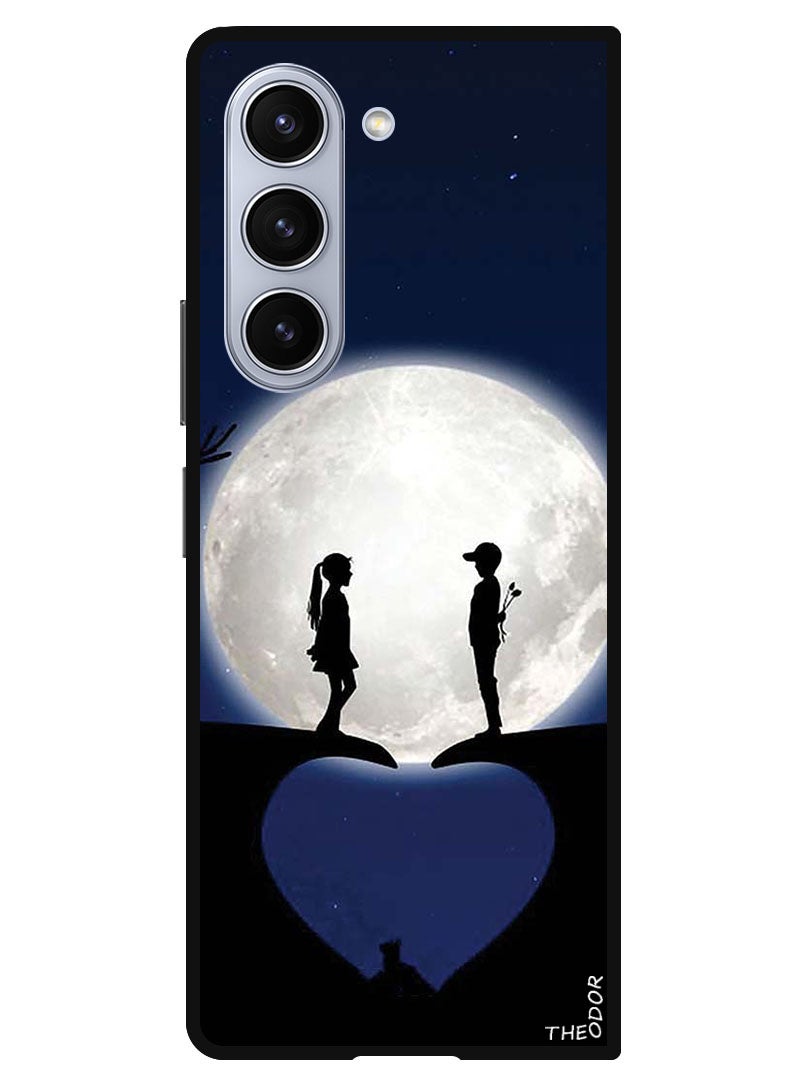 Theodor Protective Case Anti Scratch Shock Proof Bumper Cover For Samsung Galaxy Z Fold 6 Lovers On Hill - Image 1