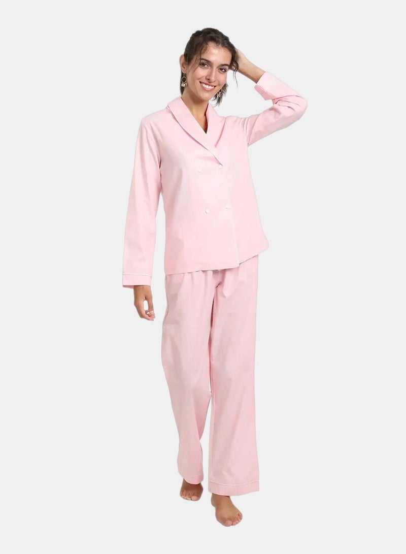 Carina Double-Breasted Pyjama Set - Image 1