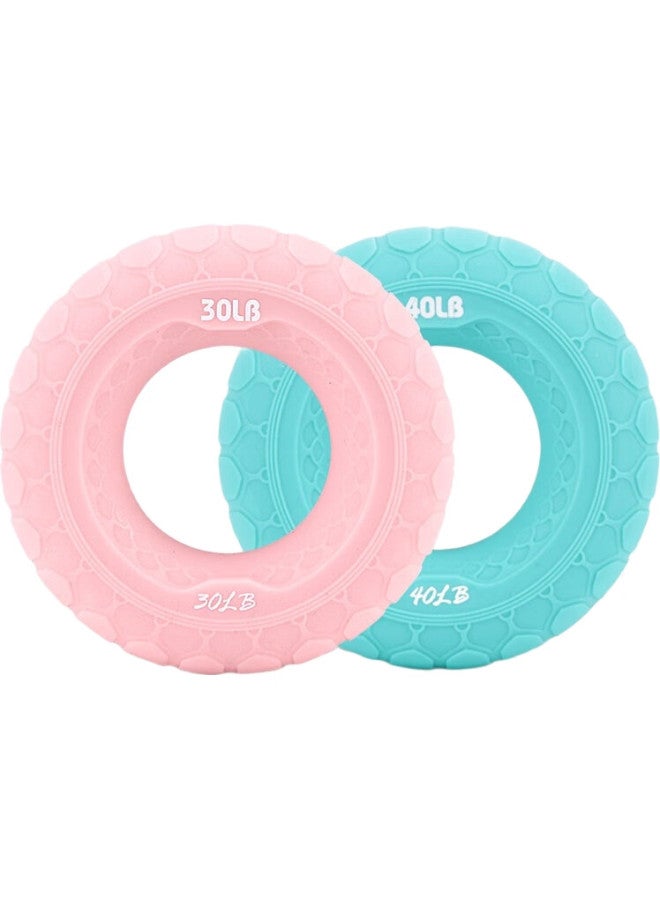 Dweck Grip Strengthener Silicone Ball, Hand Strength Finger Trainer, Rehabilitation Massage, Reinforced Tire Model, Minglan 40 Pounds - Image 1