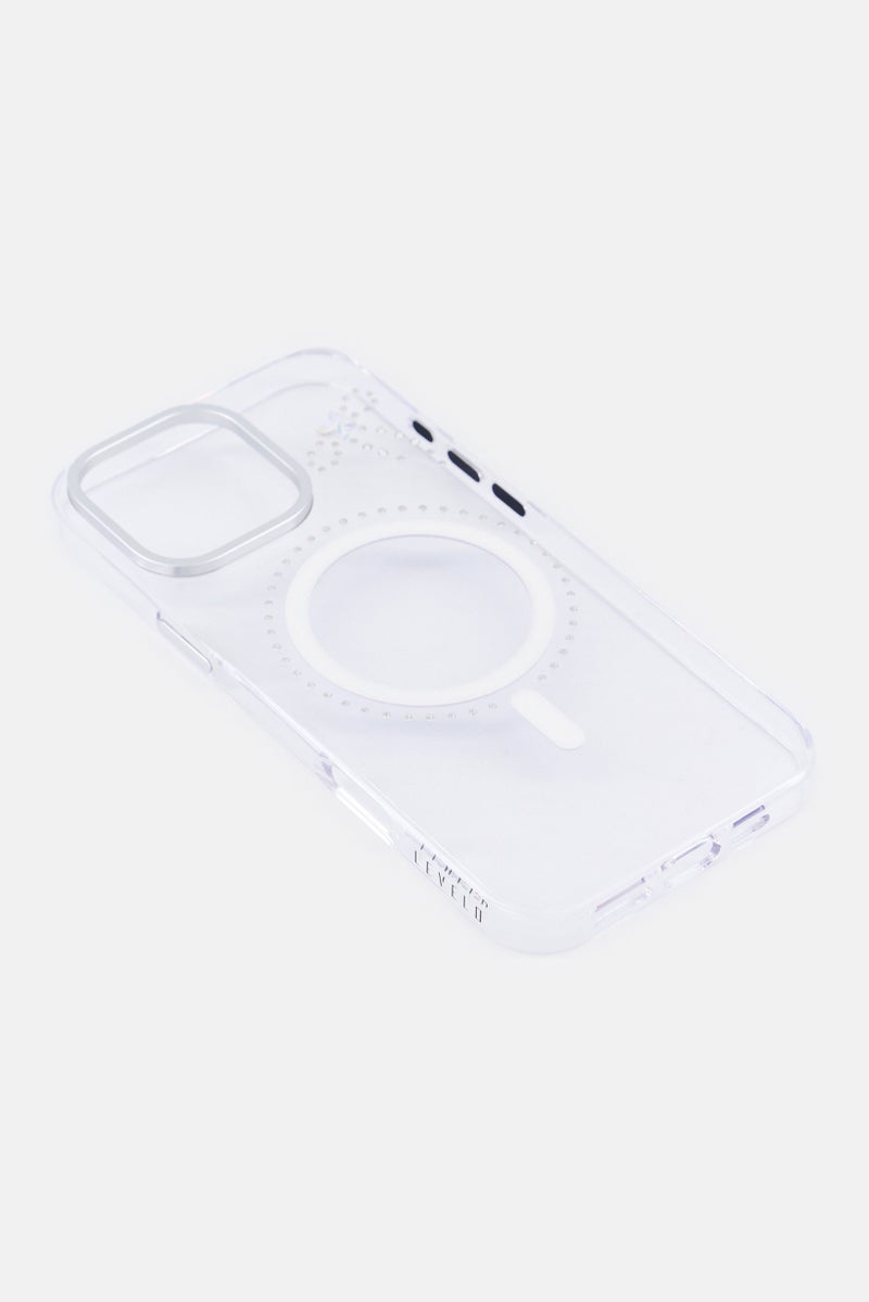LEVELO iPhone 16 Pro Max Butterfly Magsafe Protective Case, Transparent - Image 4