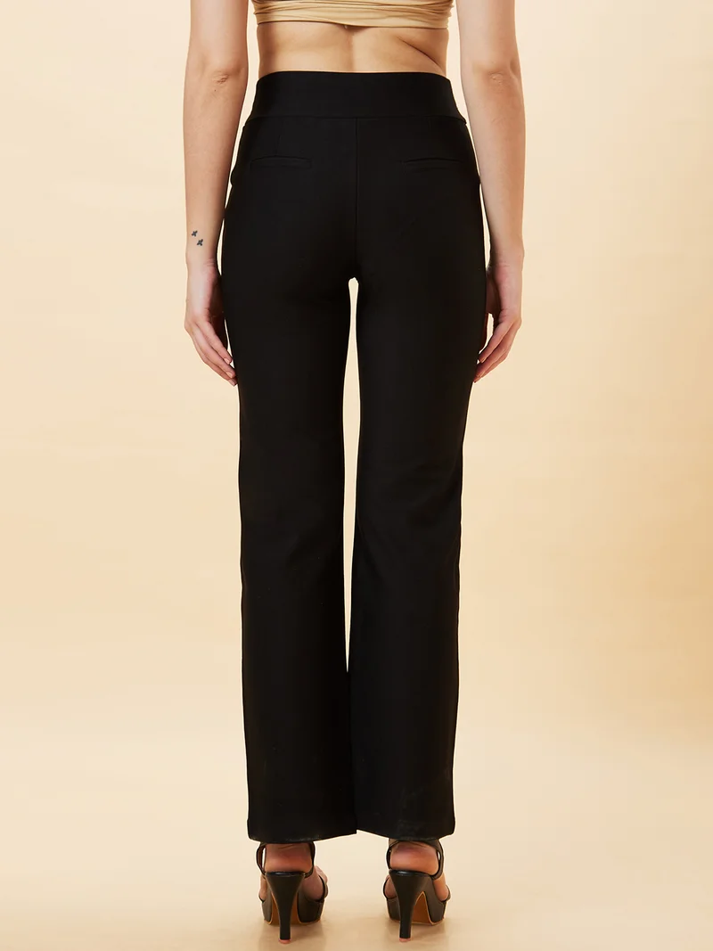 globus Women Loose Fit High-Rise Trousers